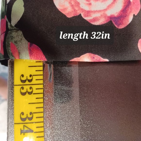 NOOKIE WMNS Sz 4 Neon Pink Accent Rose Floral High Neck Sheath Mini Dress, Lined - Picture 9 of 12